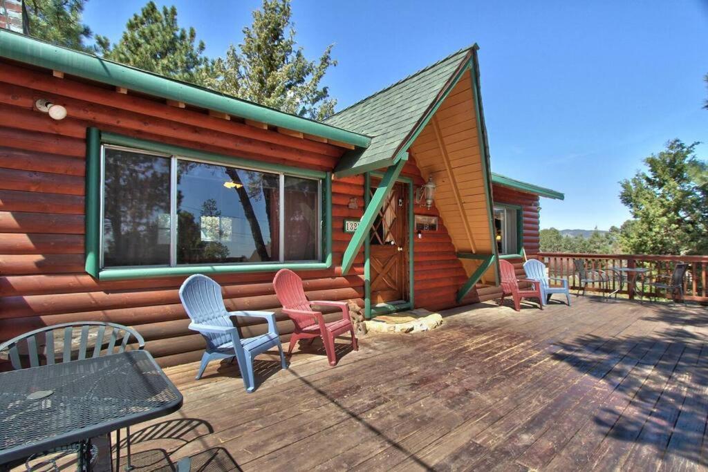 Вилла Los Osos Cozy Cabin With Private Spa And Bbq Биг Бэар Лейк Экстерьер фото