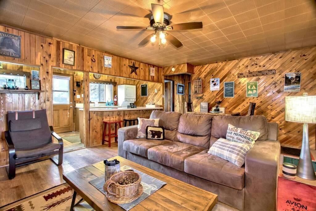 Вилла Los Osos Cozy Cabin With Private Spa And Bbq Биг Бэар Лейк Экстерьер фото